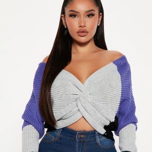 Twisted sweater